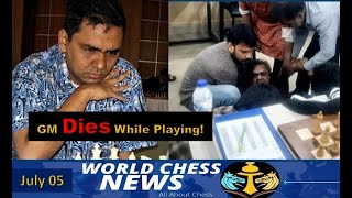 Grandmaster Ziaur Rahman Dies While Playing Caruana Wins Superbet Romania ClassicWCN 05 July 2024 [upl. by Aislehc]