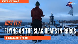 Flying on the Slag Heaps in Røros [upl. by Ylhsa]