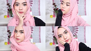 Simple Hijab Tutorial Menutup Dada  Shafira Eden [upl. by Naehgem]