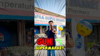 Gun prank in supermarket haiderjanivlogs minivlog viralvideo [upl. by Graehl]