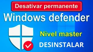 Como Desinstalar Desativar o Windows Defender com PowerShell 2023 W11 W10 81 7  Completo [upl. by Severn]