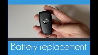 Nissan Key Fob Battery Replacement Juke Note Micra XTRAIL Pulsar [upl. by Enahpets]