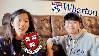 How We Got Into HARVARD and UPENN  College Acceptance Reactions  Stats  ECs  Essays [upl. by Alimaj]