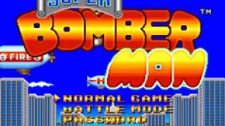 Super Bomberman  Battle Menu ost snes [upl. by Hellene]