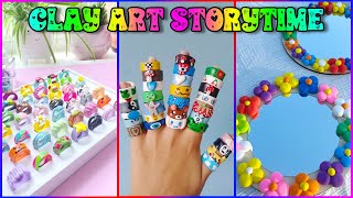 🟢CLAY ART STORYTIME ✨Satisfying And Relaxing Video 🌈 MEmu Wolf  Best TikTok Compilation Part 191 [upl. by Kcirevam]