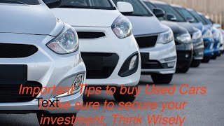 Tips to buy Used CarHow to buy second hand car How to check used car before buying [upl. by Blankenship188]