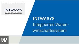 ECommerce und Warenwirtschaftssystem INTWASYS ✅ praxisnah ✅ schüleraktivierend [upl. by Llerrah]