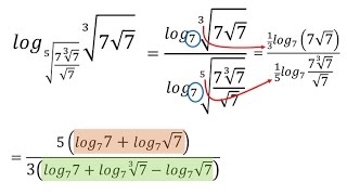 Logaritmos con cambio de base [upl. by Johnnie699]