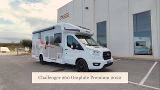 2022 Challenger 260 Graphite Premium  CARAVANAS SANGAR [upl. by Ellatsyrc]