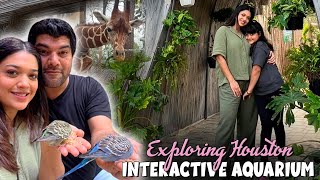 Exploring Houston interactive aquarium [upl. by Perkoff]