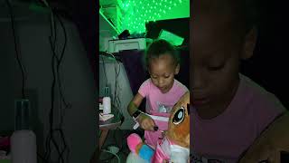 Funtime with Alayna watch me do my doll Gracies corner makeup  For kids [upl. by Canfield]