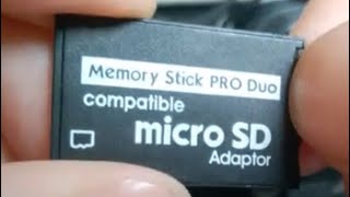 Sony Pro Duo memory card on Windows Desktop [upl. by Lettig]