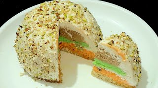 Cassata Icecream Ball  How to make Cassata Ice Cream at Home  Eggless Cassata Ice Cream cassata [upl. by Quillon491]