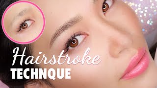 How do you do Microblading hair strokes and Machine [upl. by Ykcul281]