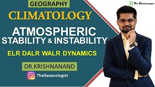 Atmospheric Stability and Instability  Climatology  Dr Krishnanand [upl. by Declan]