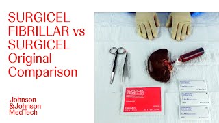 Hemostatic Efficacy Study SURGICEL FIBRILLAR vs SURGICEL Original  JampJ MedTech [upl. by Sgninnej202]