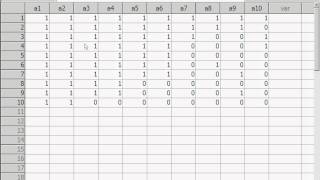 การหาค่าความเชื่อมั่นแบบทดสอบ โดยใช้ KR20 [upl. by Aninnaig]