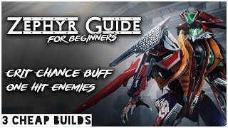 Easy Zephyr Guide  Builds  Warframe Zephyr Guide 2021 [upl. by Anihtyc]