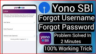 Yono SBI Login Problem  Yono SBI Login Problem Username And Password  Yono SBI Login Kaise Kare [upl. by Hirz]