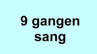 9 gangen sang [upl. by Lesli91]