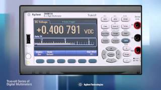 Truevolt Digital Multimeters Introducing the 34460A and 34461A Video Demonstration [upl. by Carnes]