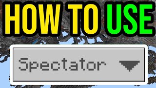 How To Use Spectator Mode In Minecraft PS4XboxPE [upl. by Dearborn380]