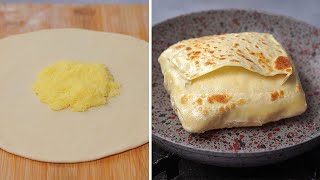 Malai Paratha Recipe  Crispy Soft Milk Malai Paratha Recipe  Yummy [upl. by Angle]