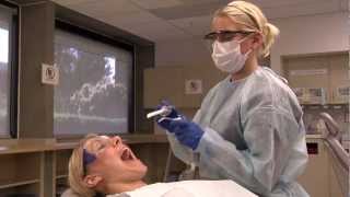 Dental Assistant Training Suctioning [upl. by Akerley]