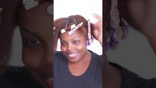 Perm Rod Set on 4c Natural Hair 4chair permrodset curlyhairroutine [upl. by Aimerej828]