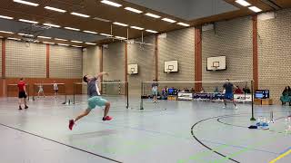 TV Datteln 1 gegen Sterkrade Nord 2 Herreneinzel 3  Badminton NRW [upl. by Zug]