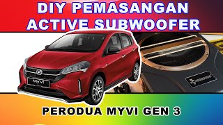 DIY Pasang Underseat Active Subwoofer [upl. by Venezia]