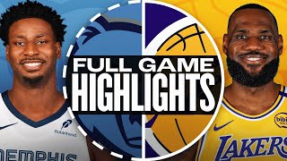 GRIZZLIES at LAKERS  FULL GAME HIGHLIGHTS  November 13 2024 [upl. by Murphy]