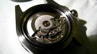 ETA28242 movement in a ROLEX Submariner shaped case [upl. by Damien]