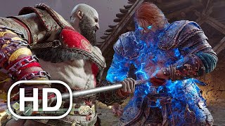 Kratos Vs Thor Fight Scene God Of War Ragnarok [upl. by Ilocin]