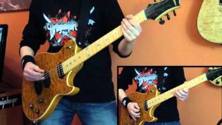 Axenstar  The Fallen One Rhythm guitar cover [upl. by Feinstein]