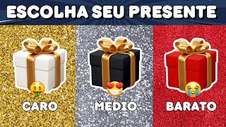 ESCOLHA SEU PRESENTE 🎁 BRANCO PRETO VERMELHO CHOOSE YOU GIFT 🎁 ELIGE TU REGALO [upl. by Aicire]