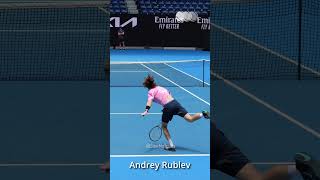 Andrey Rublev Serve  Slow Motion shorts [upl. by Nilyam]