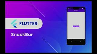 Flutter Widget  05  How to Display a SnackBar in Flutter  Global ReUsable  Speed Code [upl. by Viking719]