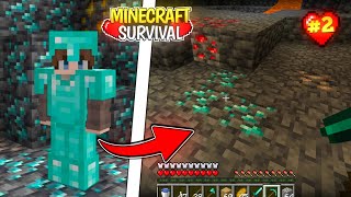 Minecraft PE Survival Series Ep 2  121  Made Op Dimond Armor amp Mining Entrance [upl. by Lucic]