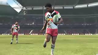 Rugby Challenge 4 gameplay Samoa 7s vs France 7s [upl. by Harobed]