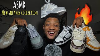 ASMR Shoe Collection New Sneakers 👟🔥 Whispers Tapping amp Scratching [upl. by Akirre38]