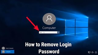 How to Remove Login Password from Windows 10  Disable Password from Windows 10 [upl. by Kalvn]