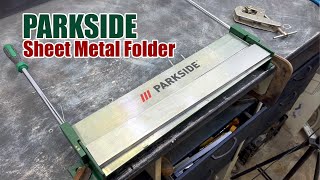 Parkside Sheet Metal Bender  Folder Test amp Review [upl. by Guss341]