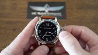 How To Wind a Manual Wind Panerai Luminor PAM112 Watch by OC Watch Company [upl. by Everard]