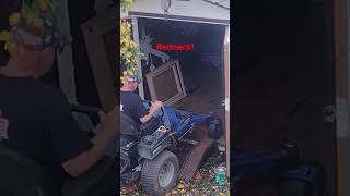 How rednecks do things mower shed mechanic [upl. by Danila214]