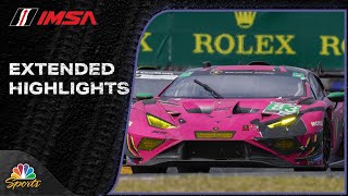 IMSA EXTENDED HIGHLIGHTS Lamborghini Super Trofeo at Indianapolis  91723  Motorsports on NBC [upl. by Murvyn68]