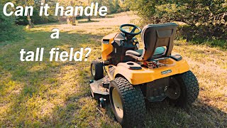 Cub Cadet XT1 ST54  Will this Riding Mower Cut Tall Grass [upl. by Scribner529]