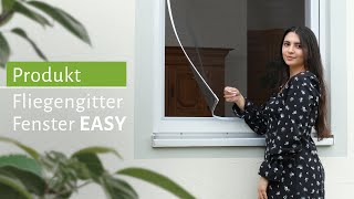 Fliegengitter Fenster EASY – Flexibles MagnetFenster ganz ohne Bohren  insektenstopnet [upl. by Calia]