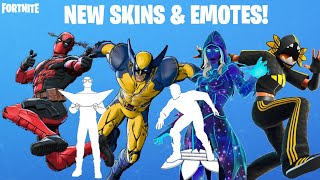 NEW Fortnite Skins amp Emotes Deadpool amp Wolverine Adidas MORE [upl. by Coridon]