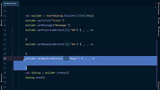 Alert Dialog in android  Kotlin [upl. by Omland887]